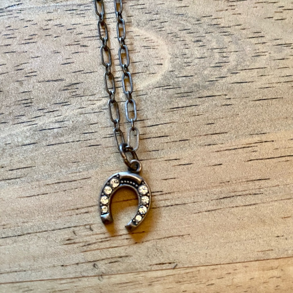 Catherine Popesco Lucky Horseshoe Necklace